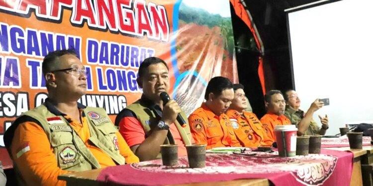 BNPB Pastikan Semua Komponen Bergerak Bersama dalam Penanganan Darurat Tanah Longsor Cilacap