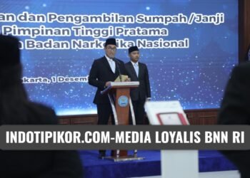 KEPALA BNN RI LANTIK 7 PEJABAT PIMPINAN TINGGI PRATAMA