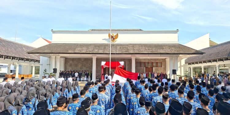 Pemkab Ciamis Gelar Upacara Peringatan Hari Ibu ke-97, Hari Bela Negara ke-77, dan Hari Kesetiakawanan Nasional 2025