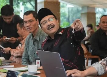 Menteri Sosial Saifullah Yusuf (Gus Ipul) menerima audiensi Bupati Bungo Dedy Putra dan Bupati Merangin M. Syukur