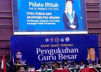 Anggota DYK Cabang Makassar Dikukuhkan sebagai Guru Besar UMS Rappang