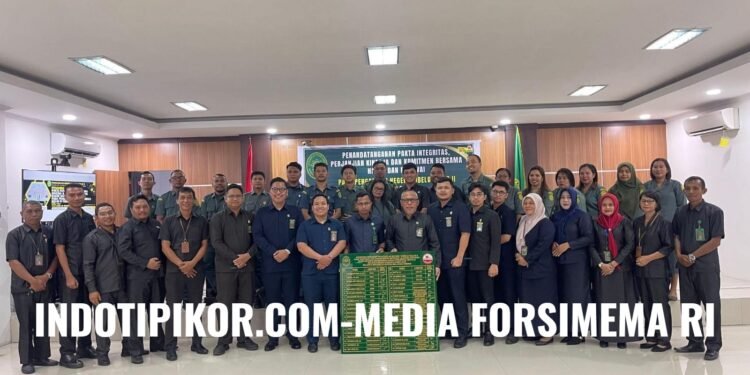Kokohkan Komitmen Integritas, PN Tobelo Laksanakan Penandatanganan Pakta Integritas Tahun 2026