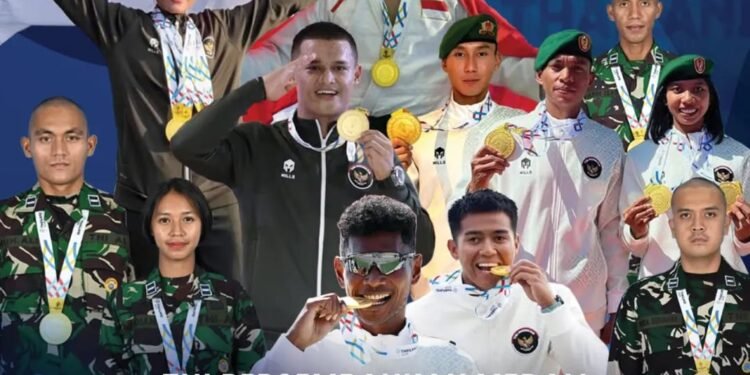 Prestasi membanggakan kembali dipersembahkan prajurit TNI untuk Indonesia di ajang SEA Games 2025 Thailand.