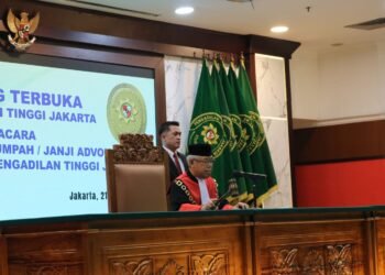 Sidang Terbuka Pengambilan Sumpah/Janji Advokat di Pengadilan Tinggi Jakarta