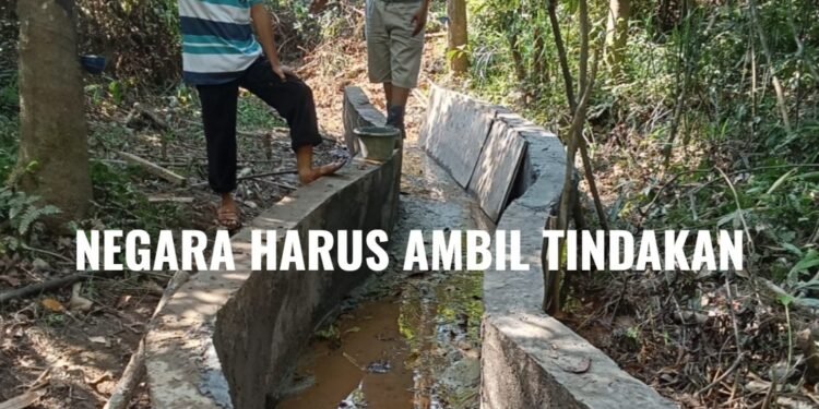 Proyek Siring Ratusan Juta di Lubuk Raman Diduga Asal Jadi, Air Malah Tergenang Dikerjakan CV. Karya Sejahtera