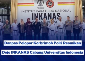 Bangun Generasi Tangguh dan Berkarakter, Danpas Pelopor Korbrimob Polri Resmikan Dojo INKANAS Cabang Universitas Indonesia