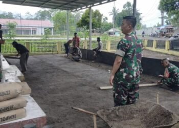 Prajurit Kodim 0612/Tasikmalaya Bersihkan Masjid Serentak Jelang Ramadhan, Wujud Nyata Pengabdian untuk Umat