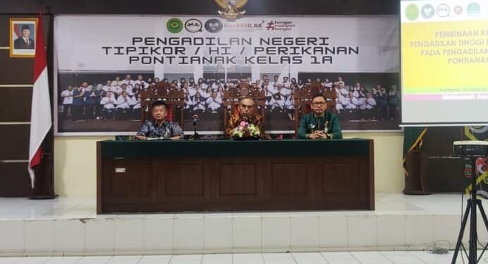 Ketua PT Pontianak Sidak ke PN Pontianak, Ini Arahannya !