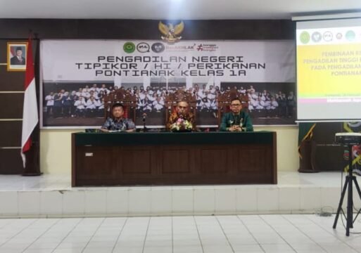 Ketua PT Pontianak Sidak ke PN Pontianak, Ini Arahannya !