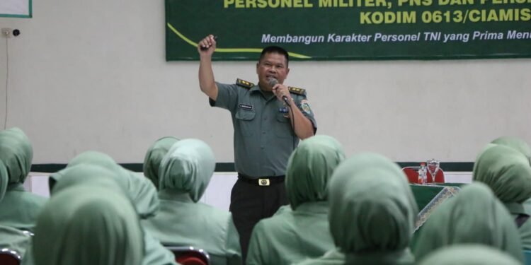 Bintal Triwulan I, Kodim 0613/Ciamis Perkuat Integritas dan Profesionalisme Prajurit