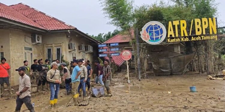 Perjuangan Kantah Kabupaten Aceh Tamiang Selamatkan 75 Ribu Arsip Pertanahan Pascabencana