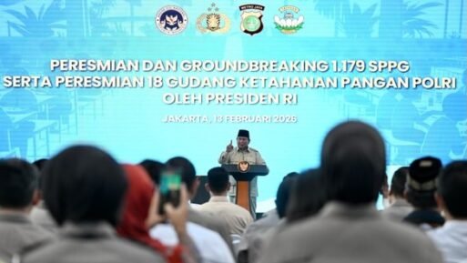 Perkuat Program MBG, Presiden Prabowo Resmikan 1.072 SPPG dan 18 Gudang Ketahanan Pangan serta Groundbreaking 107 SPPG Polri