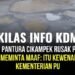 Kang Dedi menegaskan Pemerintah Provinsi Jawa Barat tidak dapat melakukan perbaikan langsung karena status Jalur Pantura Cikampek merupakan jalan nasional