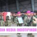 Aspers Pangkormar Brigjen TNI (Mar) Ludi Prastyono, M.Tr.Opsla., melepas jenazah almarhum Praka Marinir (Anm) Andiko Affiari Rahmat secara militer,