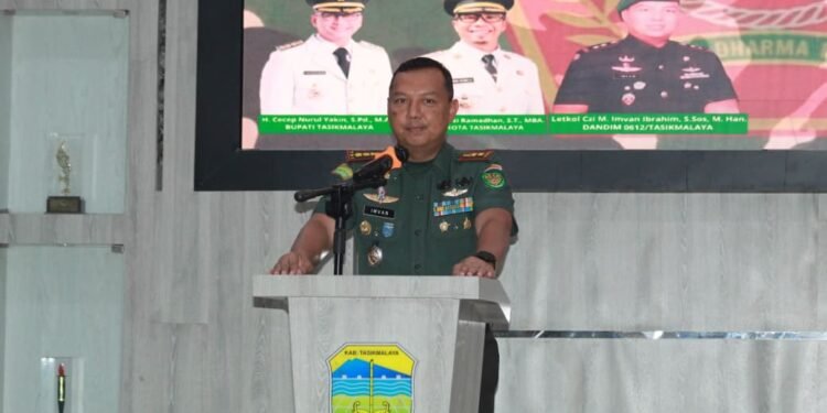 Dandim 0612/Tasikmalaya Hadiri Pelantikan Pengurus Pemuda Panca Marga dan Peringatan HUT PPM ke-45 di Pendopo Baru Kabupaten Tasikmalaya