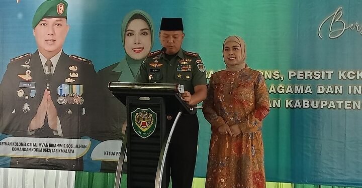 Mewujudkan Impian Terlaksana Dandim 0612 Tasikmalaya Terharu Di Depan Prajurit, Tokoh Ulama dan Para Jurnalis Menjelang Bulan Suci Ramadhan.