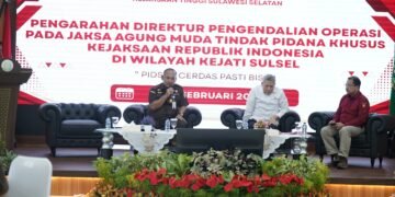 Dirdalops Jampidsus Tekankan Integritas dan Profesionalisme Penanganan Perkara Korupsi Kepada Jajaran Pidsus Se-Sulsel