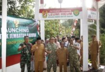 Dari Cineam untuk Indonesia: Dandim 0612/Tasikmalaya Ikuti Launching Jembatan Garuda, Jalan Baru Bagi Harapan Warga