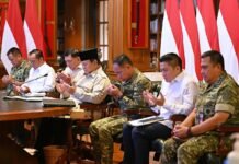 Presiden Prabowo meresmikan 218 Jembatan yang dibangun Pemerintah dalam waktu 2,5 bulan melalui Satgas Jembatan yang dipimpin oleh KSAD Jenderal Maruli Simanjuntak