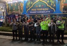 Kapolres Tasikmalaya bersama unsur Forkopimda Kabupaten Tasikmalaya melaksanakan kegiatan pengamanan dan pelayanan malam takbiran Idul Fitri
