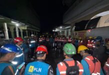 Pohon Tumbang Ganggu Jaringan Listrik, PLN Tasikmalaya Kota Kerahkan 50 Personel