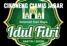 Keluarga Besar SMPN 1 Cikoneng Ciamis Mengucapkan Selamat Hari Raya Idul Fitri 1447 H / 2026 M