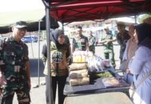 Dandim 0612/Tasikmalaya Hadiri dan Buka Kegiatan Bazar Ramadhan TNI Tersebar Tahun 2026