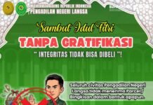 PN Langsa Tolak Seluruh Parcel Lebaran, Sesuai Edaran KPK & Bawas MA