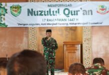 Peringatan Nuzulul Qur’an di Kodim 0612/Tasikmalaya, Menguatkan Iman dan Kepedulian di Bulan Ramadhan