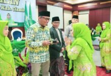 Sekda Ciamis Hadiri Pelantikan PAC Muslimat NU, Dorong Penguatan Peran Perempuan dan Harmoni Sosial