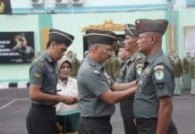 Dandim 0612/Tsm Pimpin Upacara Kenaikan Pangkat 37 Prajurit