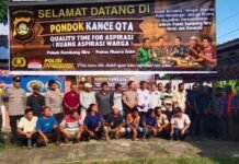 Kapolsek Rambang Niru,” Polri Kance Kite , Duduk Ngopi Tukar Informasi Cari Solusi Bersama Warga