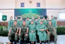 Pembina Persit, Dandim 0612/Tasikmalaya Letkol Czi M. Imvan Ibrahim, S.Sos., M.Han., bersama Ketua Persit Ny. Rima Mutia Imvan Ibrahim, S.Sos., menghadirkan energi yang hangat dan membumi.