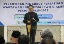 Pada Momentum Pelantikan PWI Ciamis, Herdiat Sunarya Dorong Insan Pers Junjung Marwah dan Profesionalisme