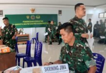 Deteksi Dini Jadi Kunci: Kodim 0612/Tasikmalaya Gelar Pemeriksaan Kesehatan Militer dan PNS Semester I TA 2026