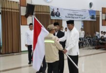 Bupati Ciamis Lepas Jemaah Haji 2026, Ingatkan Jemaah Ikuti Petugas dan Jaga Keselamatan
