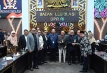 Peninjauan Pelaksanaan UU No 31 Tahun 1999 tentang Pemberantasan Tindak Pidana Korupsi (Tipikor) yang berlangsung di Badan Legislasi (Baleg) DPR RI,