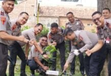 Serdik Sespimma Polri Angkatan ke-75 Gelar Penanaman Pohon, Wujud Kepedulian Lingkungan dalam PKP 2026