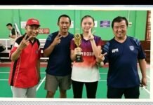 Nikita Fuzila Firdaus, Siswi SMPN 8 Ciamis Raih Juara 2 O2SN Bulu Tangkis Tingkat Kabupaten