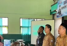 BNN Ciamis dan SMPN 1 Cikoneng Sosialisasikan Bahaya Narkoba