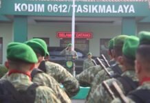 Melalui Upacara Harkitnas, Kodim 0612/Tasikmalaya Perkuat Nasionalisme dan Solidaritas Kebangsaan
