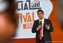 Menteri Keuangan (Menkeu) Purbaya Yudhi Sadewa dalam Jogja Financial Fertival