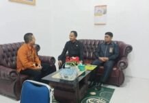Ketua Pengadilan Agama Tembilahan Ahmad Syafruddin, S.H.I.,M.H menyampaikan pentingnya kolaborasi lintas instansi sebagai bagian dari upaya mewujudkan tata kelola