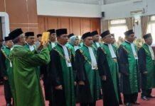 PTA Bandung melantik Ketua Pengadilan Agama se-wilayah Jawa Barat guna penyegaran kepemimpinan dan penguatan integritas layanan peradilan.