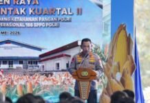 Kapolri, Jenderal Polisi Drs. Listyo Sigit Prabowo, M.Si., menyampaikan Polri akan memiliki total 28 gudang ketahanan pangan yang tersebar