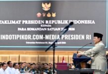 Beri Taklimat Kepada 1.500 Komandan Satuan TNI, Presiden Prabowo Kobarkan Semangat Juang dan Soliditas