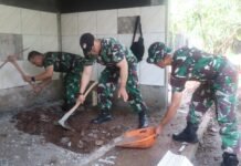 Progres Rehab MCK Panti Asuhan Karena Doa Capai 62 Persen, Prajurit Korem 051/Wkt dan Masyarakat Terus Bersinergi