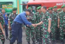 “Api Tak Pernah Menunggu”: Kodim 0612/Tasikmalaya Gembleng Prajurit Lewat Pelatihan Damkar Penuh Aksi dan Edukasi