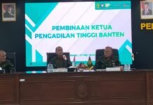 Pengadilan Tinggi Banten melaksanakan kegiatan pembinaan dan pengawasan di Pengadilan Negeri Tangerang