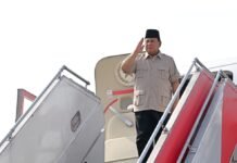 Presiden Republik Indonesia, Prabowo Subianto bertolak menuju Cebu, Filipina, pada Kamis, 7 Mei 2026,
